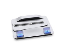 適用於PS5多功能藍牙遊戲手掣/散熱雙座充+藍光LED燈TP5-05102-白色#(GTN)