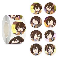 500Pcs/Set Anime Bungou Stray Dogs Stickers Dazai Osamu Nakajima Atsushi Nakahara Chuuya Edogawa Ran