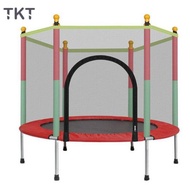 TKT Trampoline With Protection Netting Sports Exercise Fun Play Kids Children Development 55 Inches (140cm)