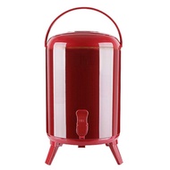 MERAH Water jug 9.5 Liter water dispenser milk tea bucket 9.5L red