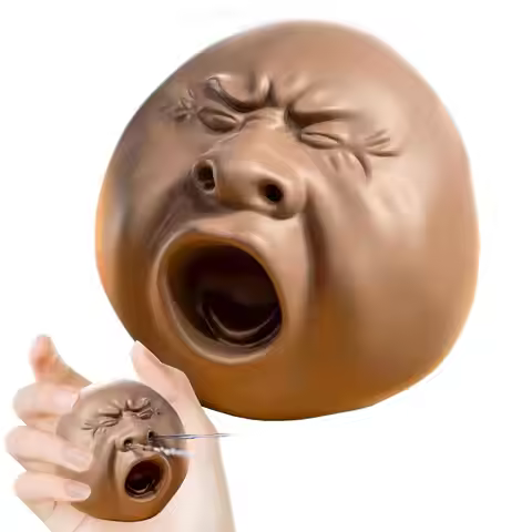 Yawning Water Sprayer Squeeze Toys Cute & Funny Squirt Face Expression Fun Toys Party Favors for Kid
