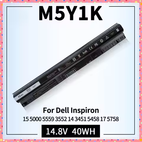 40WH M5Y1K 14.8V Battery for Dell Inspiron 14 15 17 5000 3000 Series 5559 3451 3558 3567 5755 5756 5