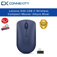 Lenovo 540 USB-C Wireless Compact Mouse (Abyss Blue)  800dpi 1600dpi 2400dpi Wireless Mouse Laptop L