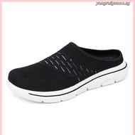 [35-42]lightweight women Half shoes mesh Slip on Shoes Causal shoes for women