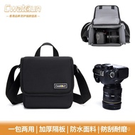 CwatcunHong Kong Photography Camera Liner Bag One-Shoulder Photography Bag Mirrorless Camera Bag Camera Backpack
