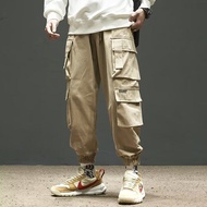 M-5XL Trendy Plus Size Casual All Match Multi Pocket Cargo Pants Men