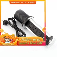 Onebuycart USB Socket Pull Up Home Kitchen Office Worktop Desk Outlet Sockets TP With 4 Power Point Au Plug