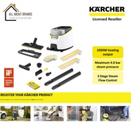 KARCHER Steam Cleaner SC 4 Deluxe Plus with detachable water tank and accessory storage | Detachable