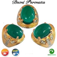 mineral || Cincin Batu Akik Bacan Doko Cina Size Kantoran