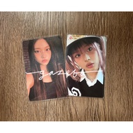 HITAM Photocard pc new jeans haerin tanktop Black bluebook official