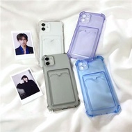 Card holder Soft Casing hp Samsung A07 S25 FE A56 A36 S25 Ultra a06 A16 A26 a55 a54 a24 a05 a05s a15