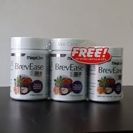 MegaLive BrevEase Vegecaps 2x30's+15's (Cordyceps, Tiger Milk Mushroom, Andrographis To Ease Cough, 
