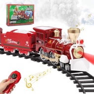 Christmas Train Set, Train Toy with Remote Control, Toy Train Set Under The Christmas