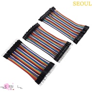SEOUL Dupont Cable Breadboard DIY Male To Female 10cm 2.54mm Female To Female Connector