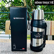 Bình siêu giữ nhiệt cao cấp D.KADI Inox 304 dung tích 2000ml-Gĩu nhiệt đến 12h