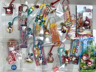 中古絕版HELLO KITTY  地域限定合輯 吊牌吊飾 掛件 電話繩