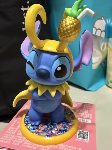 Hot Toys Stitch Blind Box Iron Man Spider-Man Venom Captain America Thor Mini Pvc Figures Cute Colle