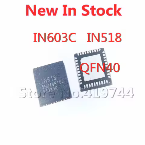 2PCS/LOT IN603C IN518 QFN-40 SMD (T01 I02 version) LCD chip In Stock NEW original IC