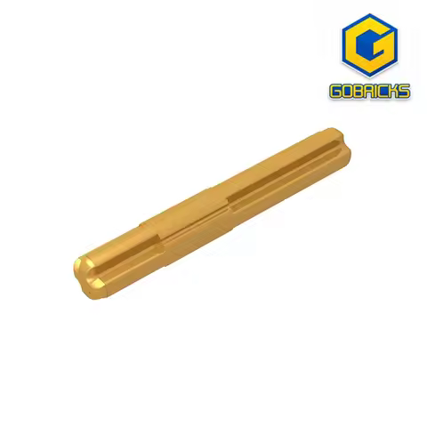 Gobricks GDS-910 Plate 2 x 4 Technical, Axle 4 with Center Stop compatible with 99008 DIY Educationa