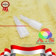 Karet Skun Gepeng / Selongsong Skun Relay Klakson Warna Putih Bening Biru