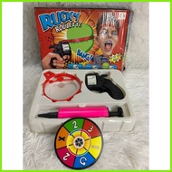 ❈ ∆ FG Russian Roulette Model Balloon Gun Pistol Bang Party Game Fun Tricky Toy Gift