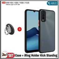 Case Vivo Y20 Y20 2021 Y20s Y12s Soft Case Soft Hard Casing I RING