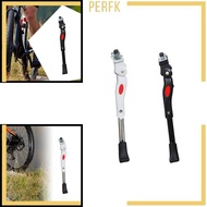 [Perfk] Single Leg Bike Kickstand Side Stand Foot Brace Bike Part Adjustable Height Side Kickstand for Foldable Bike
