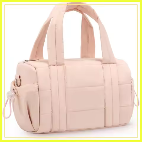 8L Mini Gym Bag for Women, Small Sport Duffel with Adjustable Strap, Water-Resistant for Gym Yoga, P