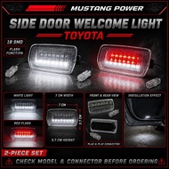 [2PCS] LEXUS NX350 NX300 RX300 RX350 SIDE DOOR LIGHT WELCOME LIGHT WITH FLASH LED