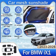 Car Accessories For BMW iX1 Accessories X1 U11 2023 2024 2025 2026 Anti-UV Privacy Protection Magnet