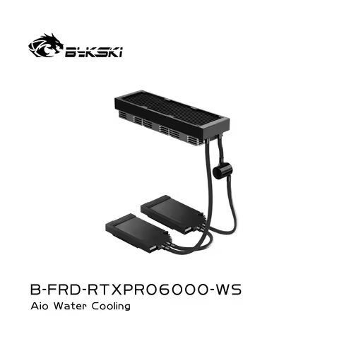 Bykski Integrated GPU Water Cooling Kit For NVIDIA RTX Pro 6000 Blackwell Workstation / RTX Pro 6000