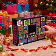 24 Days Mini Squishys Toy Advents Calendar Collectible Nieder Figures For All Ages Collectible Displ