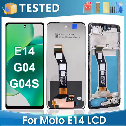 6.56''OEM For Motorola Moto E14 G04 G04S LCD Display Touch Screen Digitizer Assembly Replacement For