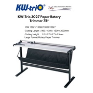 KW-TRIO 3027 PAPER ROTARY TRIMMER/CUTTER 78″ A0+ PAPER CUTTER/TRIMMER LARGE FORMAT KW triO 3027
