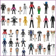SQ4 8/10/12pcs Skibidi Toilet Action Figure Titan TV Man Titan Speaker Man Titan Monitor Man Toys Fo