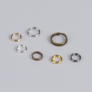 JS186【200pcs/lot】4-12mm Double-layer iron ring jump ring Plating DIY open ring  DIY