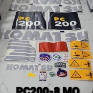 ST Sticker Excavator Komatsu PC 200-7 PC200-8 PC200-6