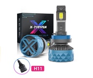 X-7SEVEN APOLLO PLubs 220W 50000Lumens 6500K White color H4 LED Headlight Bulbs
