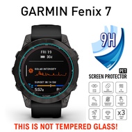 3 pieces Garmin Fenix 7 7X 7S 0.3mm 9H PET Shock Absorption Screen Protector Guard