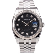 Fidelity R.rolexeess Log Type Black Dial Automatic Mechanical Watch Men's Wrist Watch116234