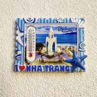 【Shipment Within 24 Hours‌】 3D Creative Boracay Island Fridge Magnet Travel Souvenir Europe City Lan