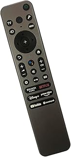 GHUST RMF-TX910U Backlit Voice Remote Control Replacement for Sony A75L A80L A95L Series 4K Ultra HD