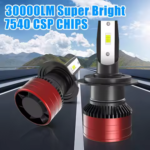 Carsnake H1 H4 H7 LED Headlights 30000LM 6000K H8 H9 H11 9005 9006 9012 Car Bulbs 7540 CSP 60W HB3 H