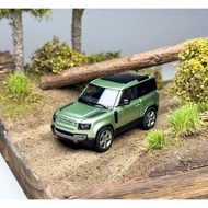 LCD 1:64 Green Defender 90 SUV ORV Sports Model Diecast Metal Car New Collection