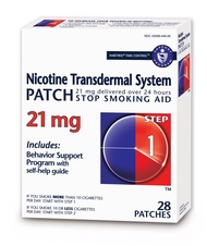 Habitrol Nicotine Transdermal System Patch | Stop Smoking Aid | Step 1 (21 mg) | 28 Patches (4 Week 