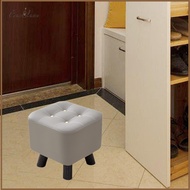 Small Square Footstool Decorative Stool Seating Chair Sofa Tea Stool Footrest for Doorway Couch Apar
