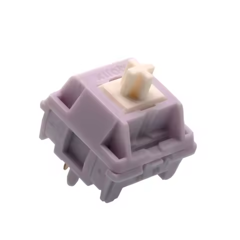 Taro Ball Linear Switches -Pre-Lubed 5-Pin HotSwap H2 Stem HMX for MX Mechanical Keyboards