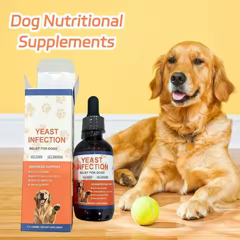 60ml Irritation Skin Pet Nutritional Supplement Antipruritic Fur Health Immune Support Yeast Infecti