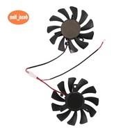 75mm 2Pin GTX1050Ti GPU Cooler DUAL Fan for   GTX 1050Ti GTX-1050-Ti-4GT-OC Graphic Card Cooling