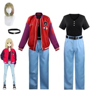 §ˉ Anime Wonder Egg Priority Kawai Rika Cosplay Costume Cute Girl Baseball Uniform Sportswear Wo